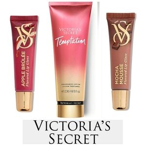 Lot Victoria's Secret Lotion, Lipgloss